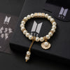 BTS Pearl Charm Bracelet