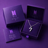 BTS Inspired Silver Number 7 Pendant Necklace | Korean Style Fashion Chain for BTS ARMY Fans | BTS Band