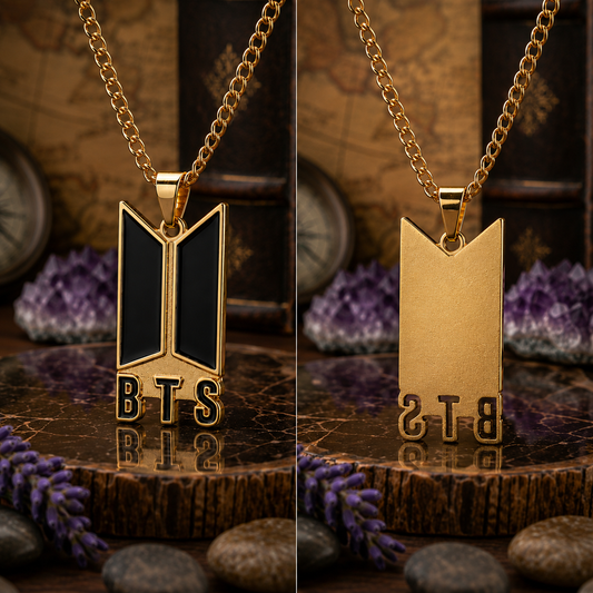 bts logo necklace