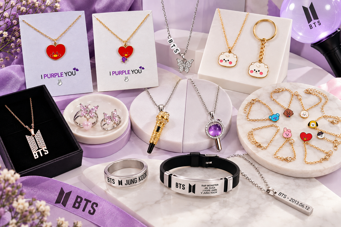 Pastel Purple BTS Jewelry 