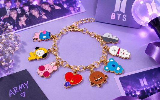 BT21 Inspired Charm Bracelet – A Must-Have Accessory for Every BTS ARMY - BtsBand