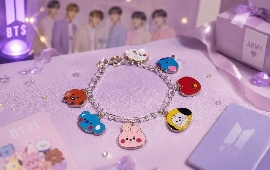 BT21 Inspired Charm Bracelet: The Perfect BTS Gift for Every ARMY - BtsBand