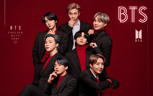 BTS in Red & Black: Bold Fashion, Powerful Visuals & ARMY Memories