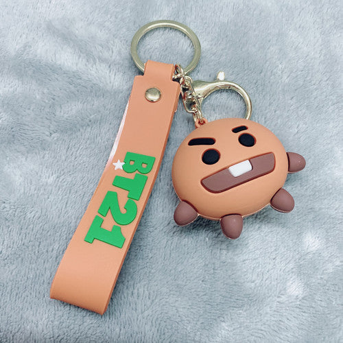 BTS-Inspired Character Keychain
