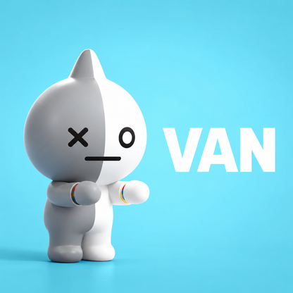 VAN BT21 guardian robot collectible figurine