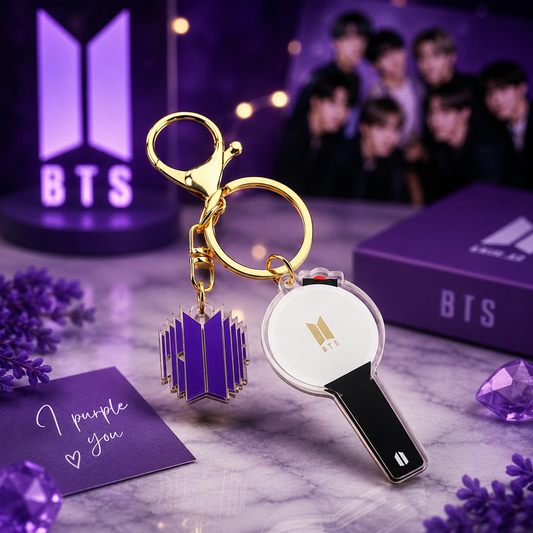 BTS Light Stick Keychain