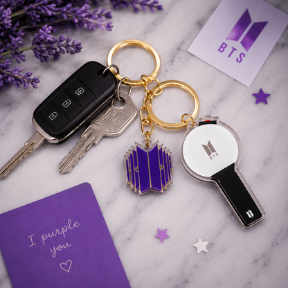 BTS Light Stick Keychain