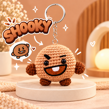 Shooky Crochet Keychain