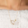 Gold Saturn Planet Star Pendant Necklace for Women | Minimalist Space Aesthetic Necklace