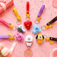 BT21 Cooky Silicone Keychain with Wrist Strap | Cute BTS Bunny Bag Charm & Key Ring for ARMY Fans