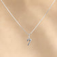 BTS Inspired Silver Number 7 Pendant Necklace | Korean Style Fashion Chain