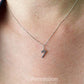 BTS Inspired Silver Number 7 Pendant Necklace | Korean Style Fashion Chain