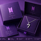 BTS Inspired Silver Number 7 Pendant Necklace | Korean Style Fashion Chain