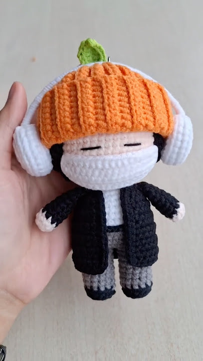 Soft Aesthetic Knitted Character
