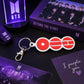 BTS Inspired Red Logo Keychain