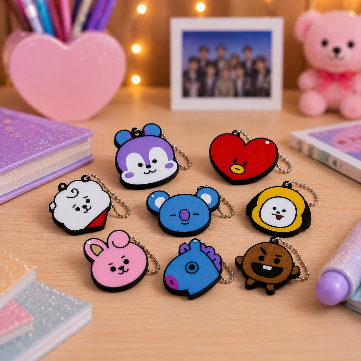BT21 Character Keychain for BTS ARMY - BtsBand