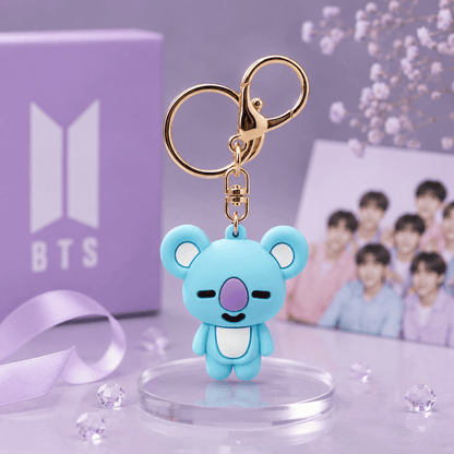 BT21 Character Keychain Set for BTS Fans - BtsBand