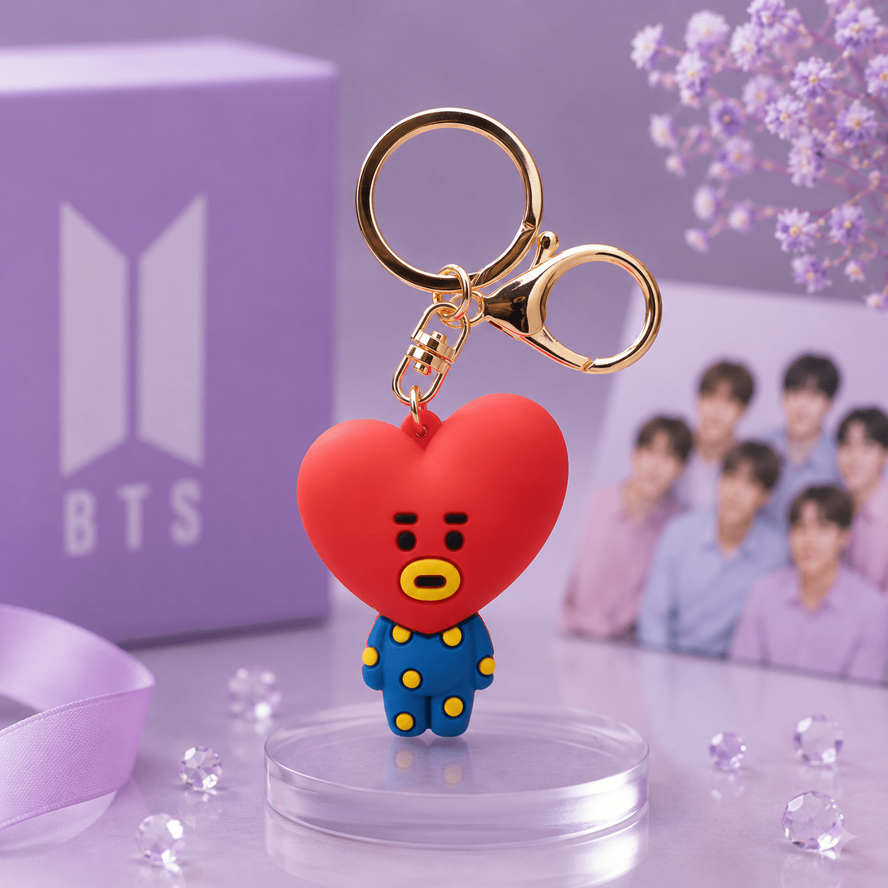 BT21 Character Keychain Set for BTS Fans - BtsBand