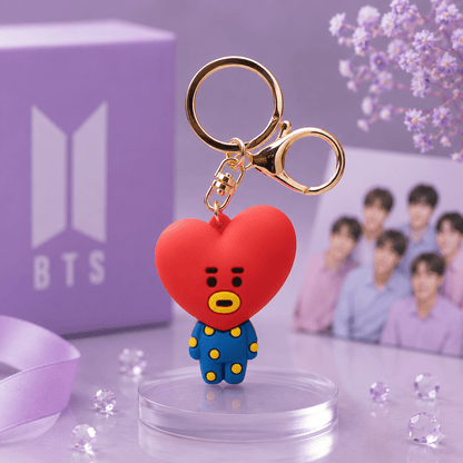 BT21 Character Keychain Set for BTS Fans - BtsBand