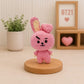 BT21 Cooky Crochet Handmade Doll | Cute Soft Plush Toy for BTS Fans for BTS ARMY Fans | BTS Band