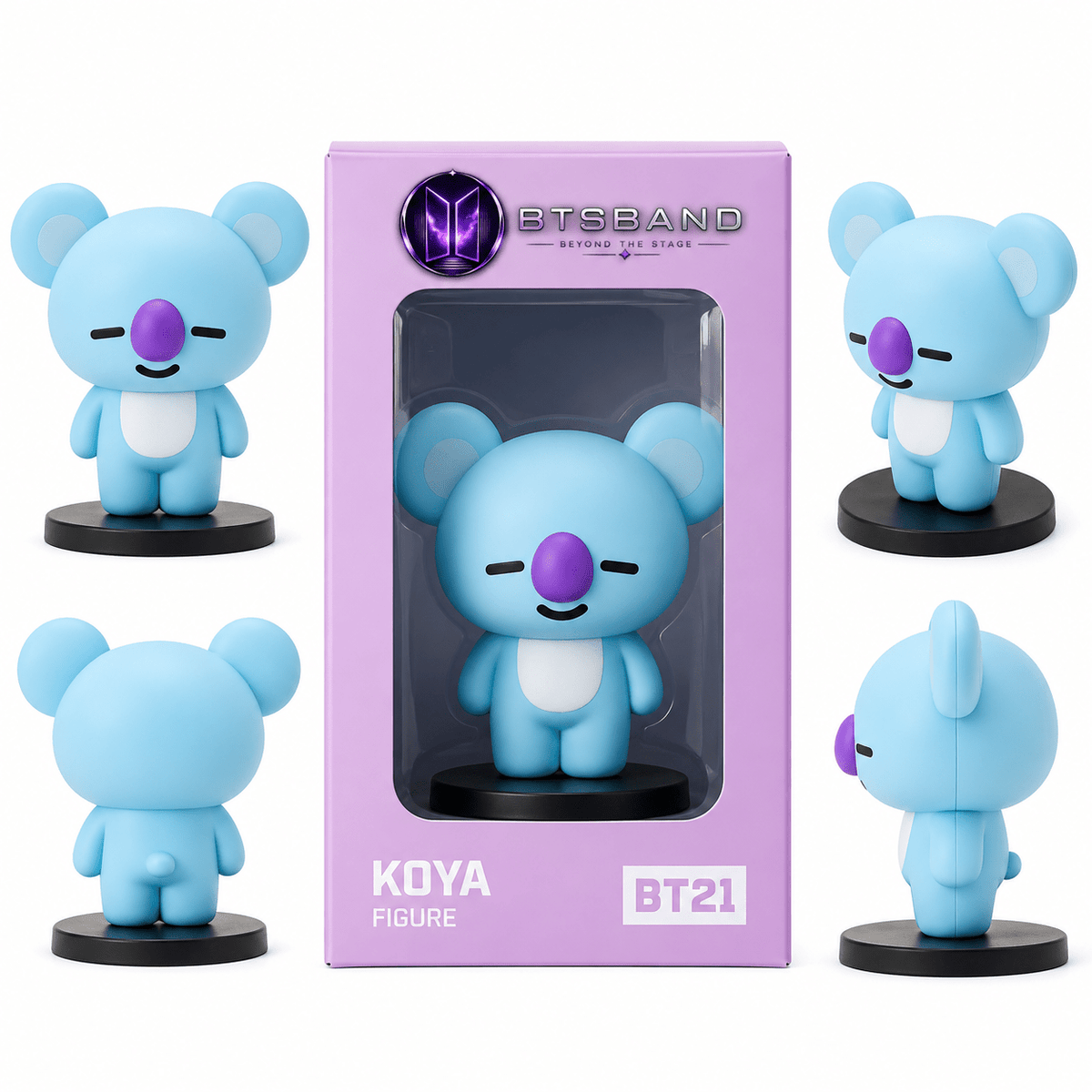 BT21 Koya blue character figure