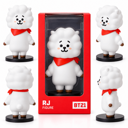 BT21 RJ white character figure