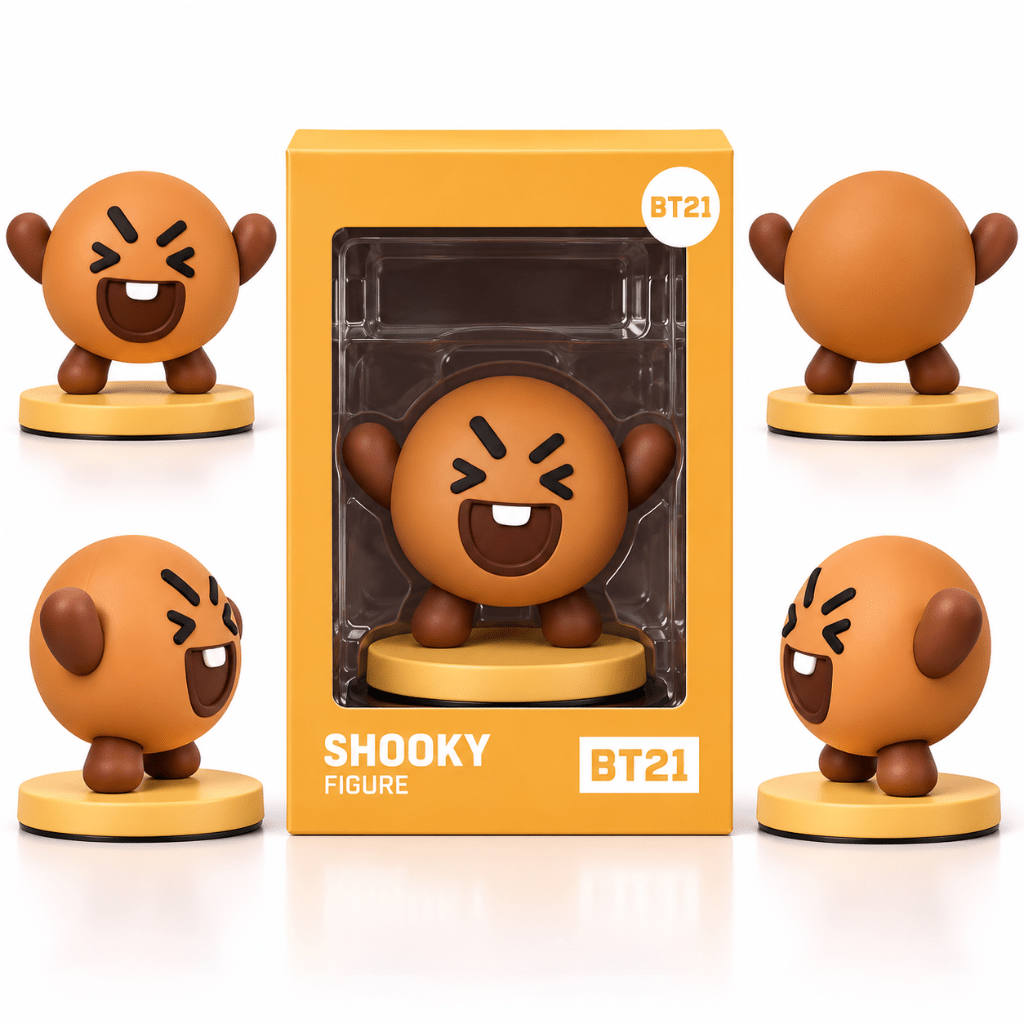 BT21 Shooky brown character figure