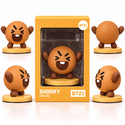 BT21 Shooky brown character figure