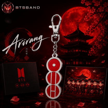 BTS Arirang Edition Logo Keychain for BTS ARMY Fans | BTS Band