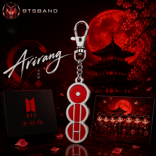 BTS Arirang Edition Logo Keychain for BTS ARMY Fans | BTS Band