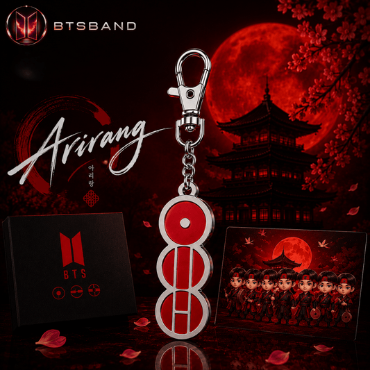 BTS Arirang Edition Logo Keychain for BTS ARMY Fans | BTS Band