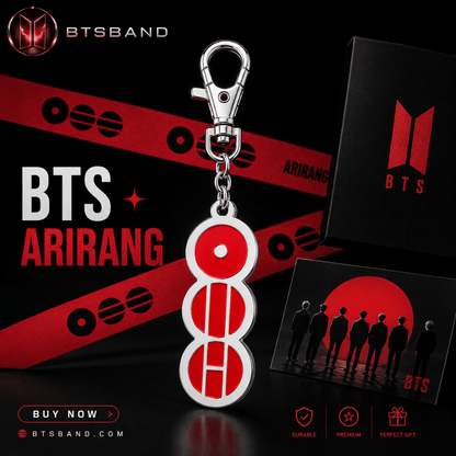 BTS Arirang Edition Logo Keychain for BTS ARMY Fans | BTS Band
