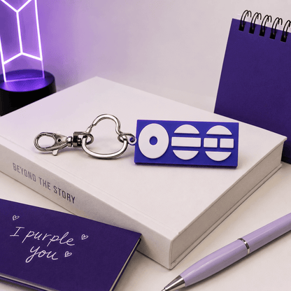BTS ARMY Accessories Purple Keychain - BtsBand