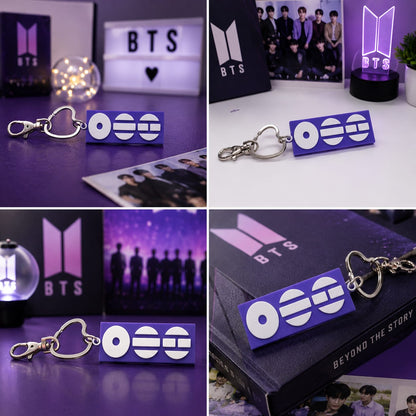 BTS ARMY Accessories Purple Keychain - BtsBand