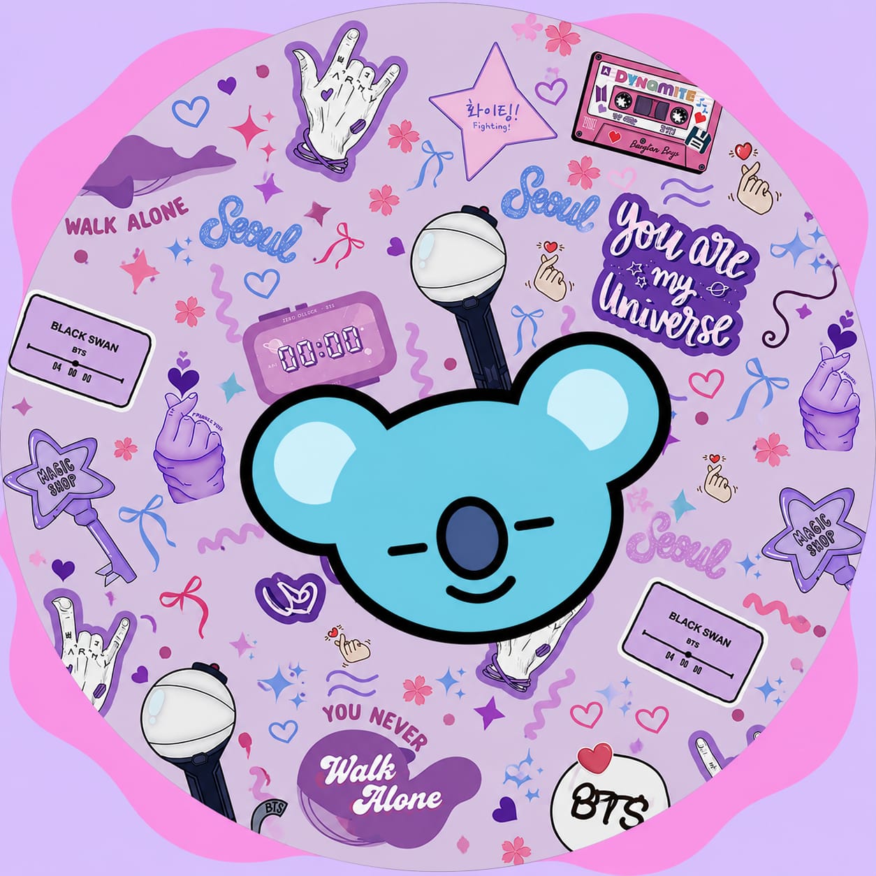 BTS BT21 Acrylic Charms Collection - BtsBand