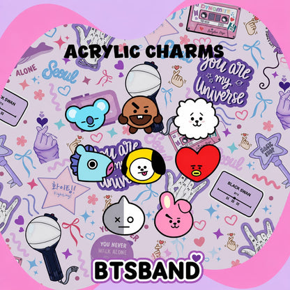 BTS BT21 Acrylic Charms Collection - BtsBand