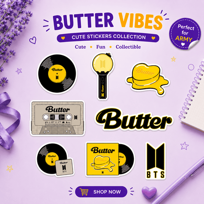 BTS Butter Sticker Pack