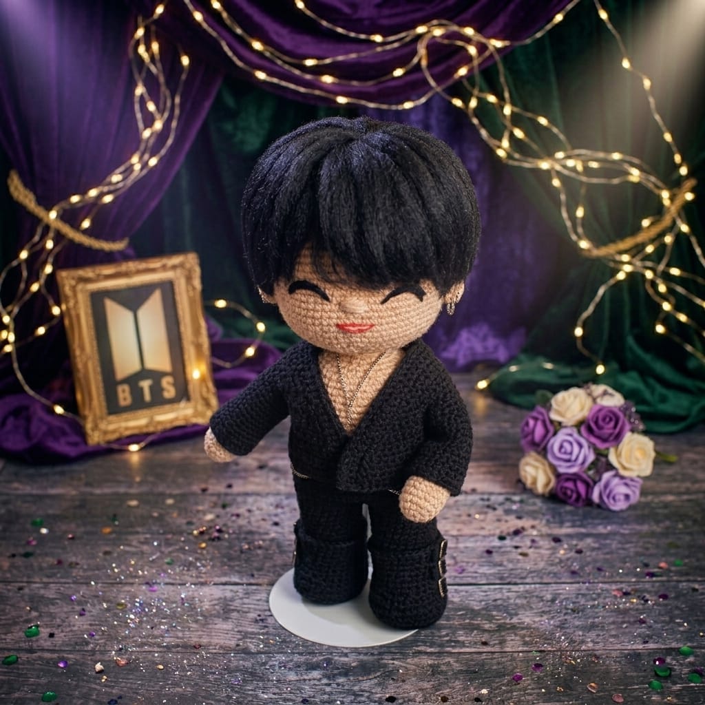 BTS Handmade Crochet Doll for ARMY Fans - BtsBand