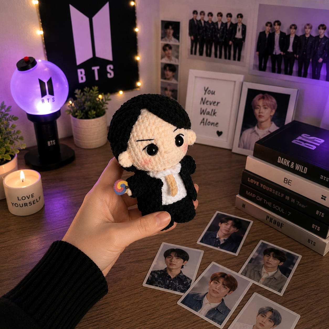 BTS Handmade Crochet Doll | Premium ARMY Fan Gift - BtsBand