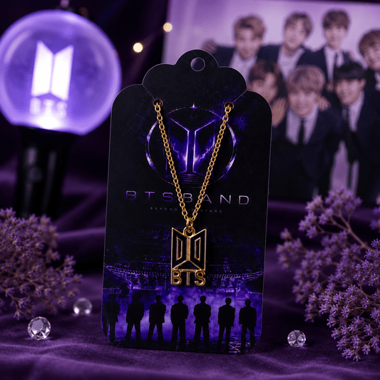 BTS Logo Pendant Necklace | Premium K-Pop Jewelry for ARMY Fans - BtsBand