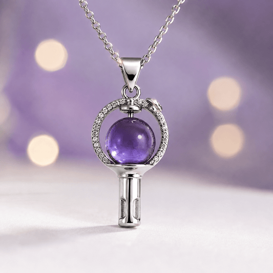 BTS Purple Pandora Charm Necklace for ARMY Fans - BtsBand