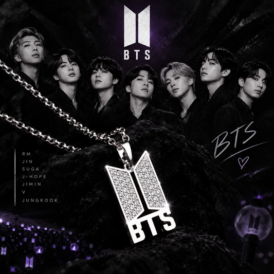 BTS ARMY inspired Korean style necklace for K-pop fans