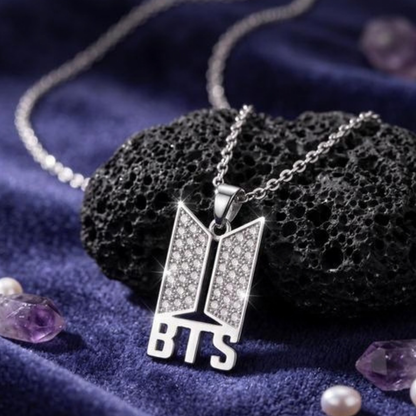 BTS inspired Korean style necklace with K-pop design