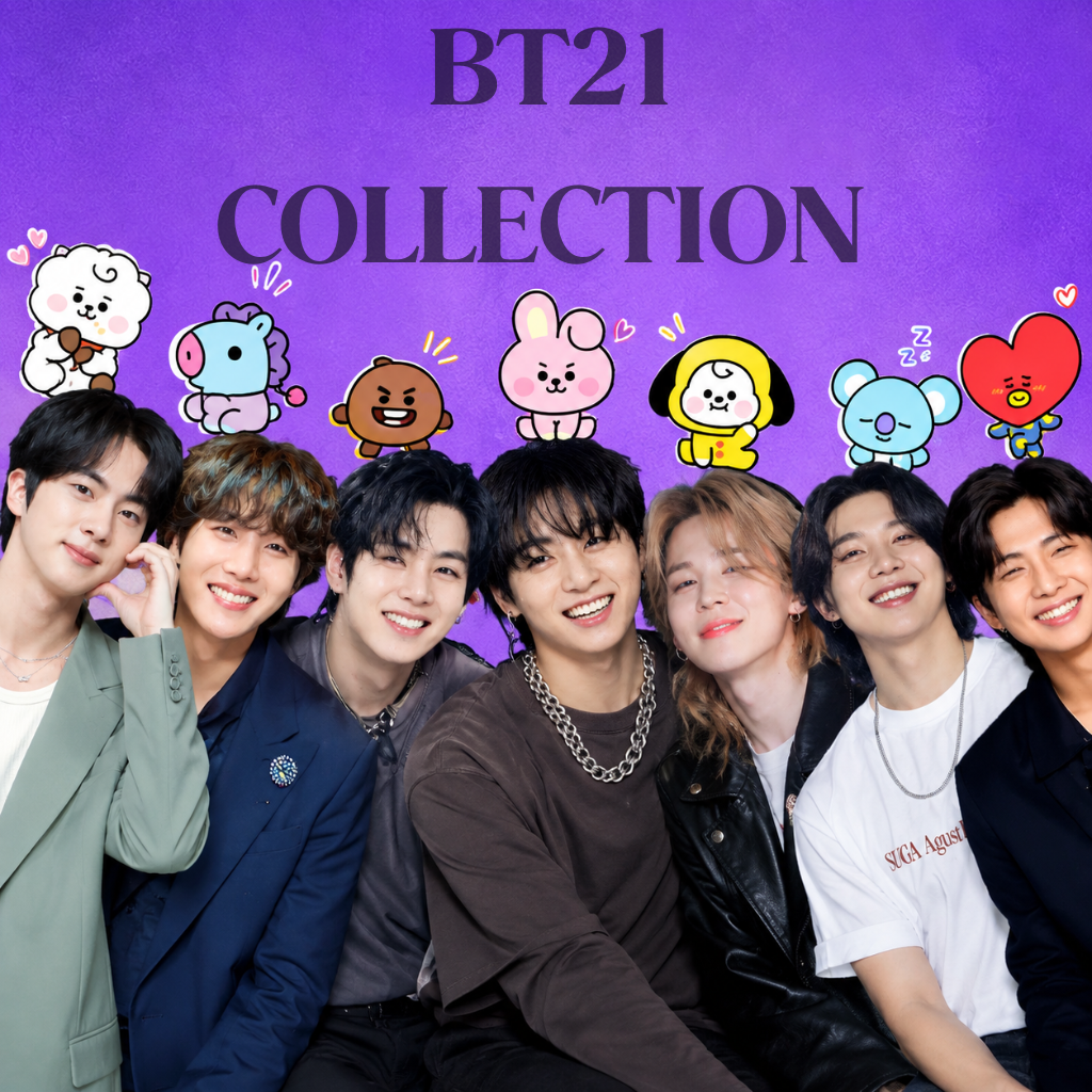 BT21 7-Piece Figurine Set – Koya, Cooky, Tata, Chimmy, Shooky, Mang & RJ