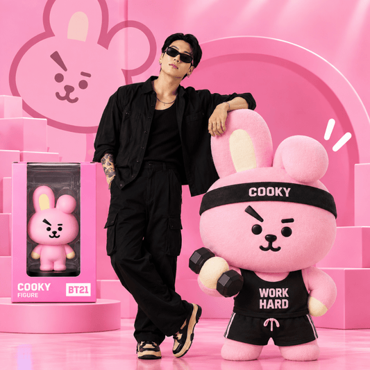 Cooky Figurine | Cute BT21 Collectible Character for Desk and Room Decor