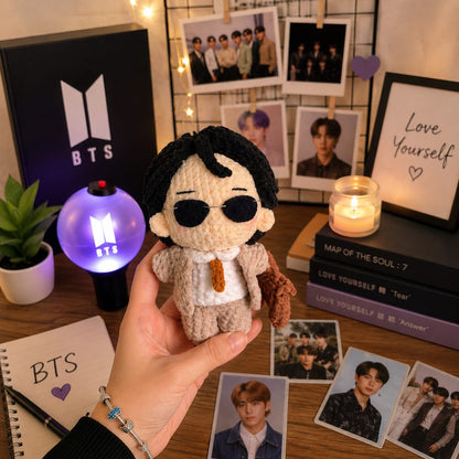 Handmade BTS Crochet Doll | Cute Amigurumi Plush for BTS ARMY Fans - BtsBand
