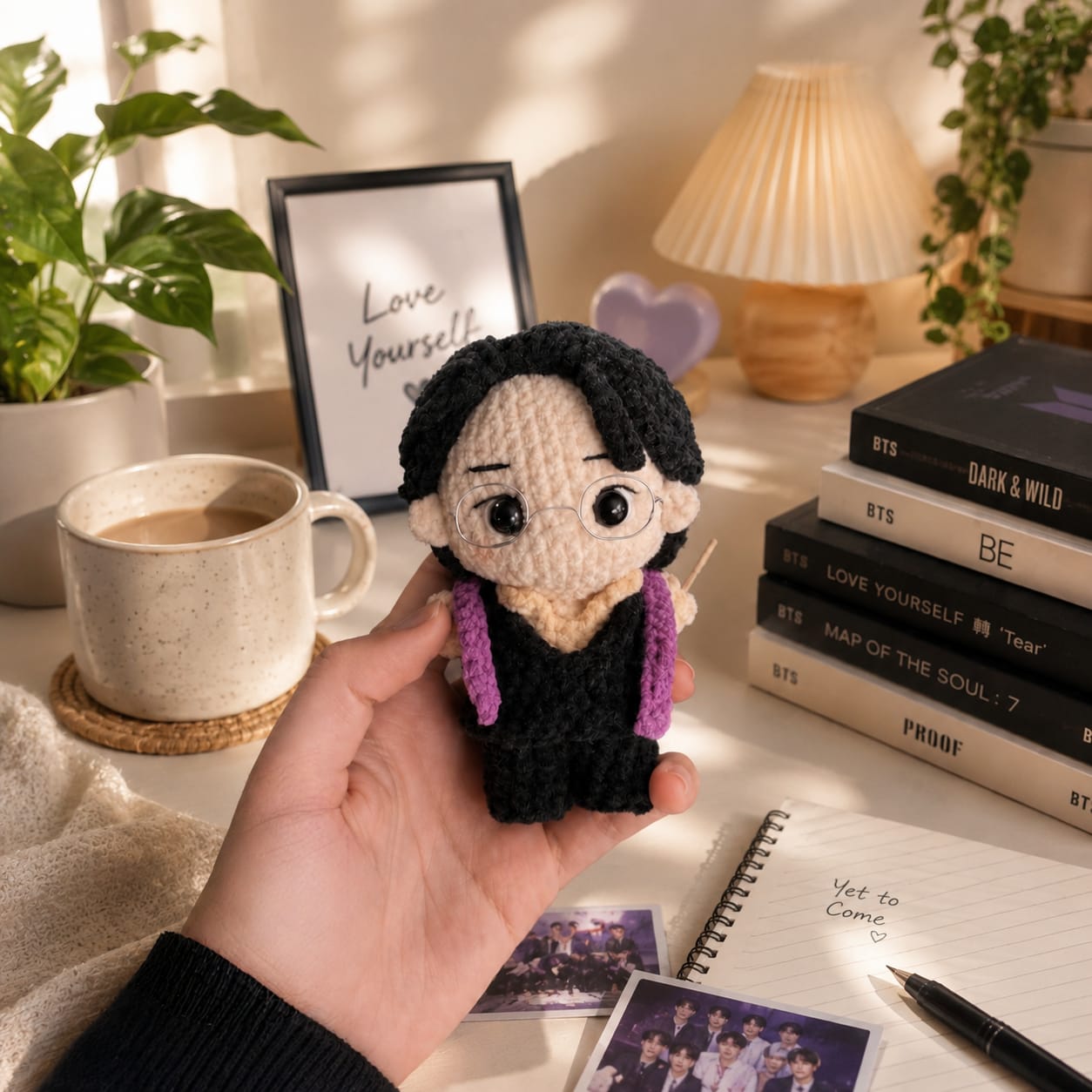 Handmade BTS Inspired Crochet Doll for ARMY Fans - BtsBand