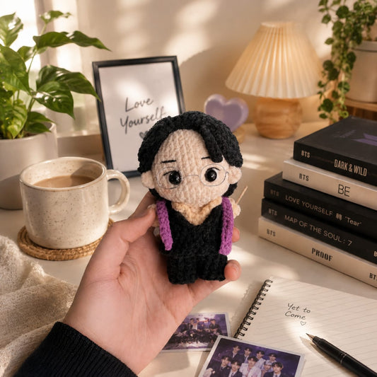 Handmade BTS Inspired Crochet Doll for ARMY Fans - BtsBand