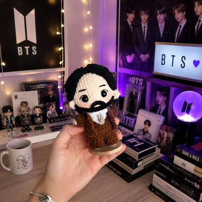 Inspired Handmade Crochet Doll for BTS ARMY Fans | BTS Band