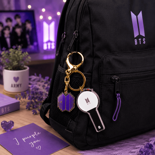K-Pop BTS Light Stick Keychain for Fans - BtsBand